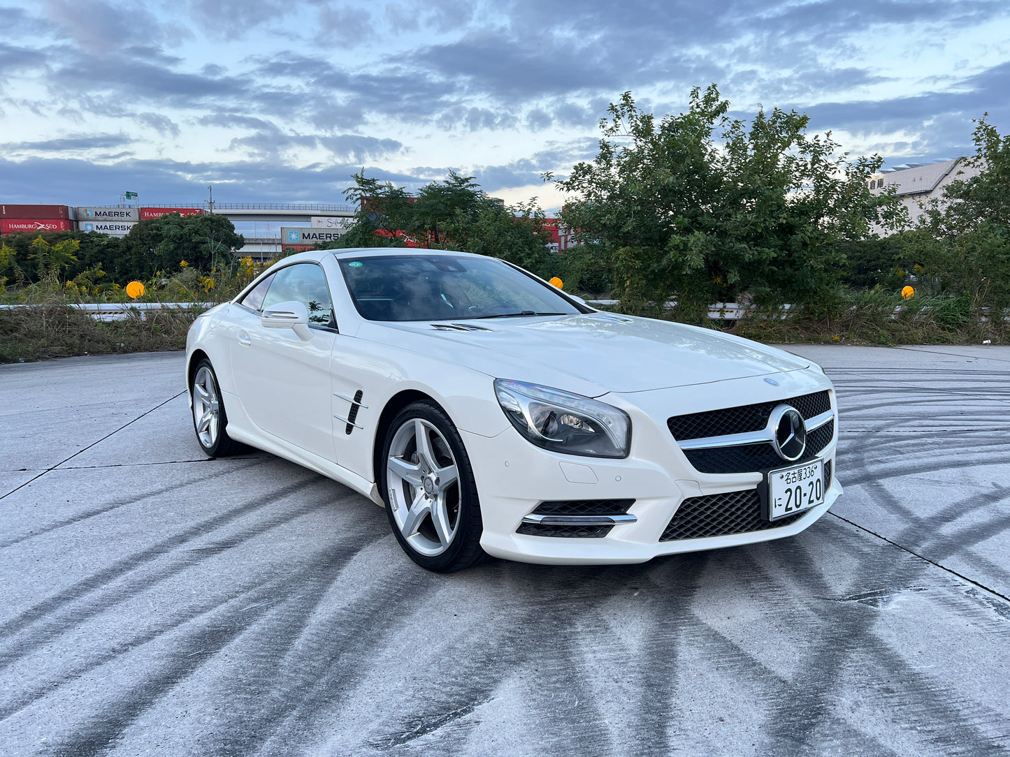 Mercedes Benz SL350 AMG Cabrio | 46.620 km | Airscarf & Rückfahrkamera | R231