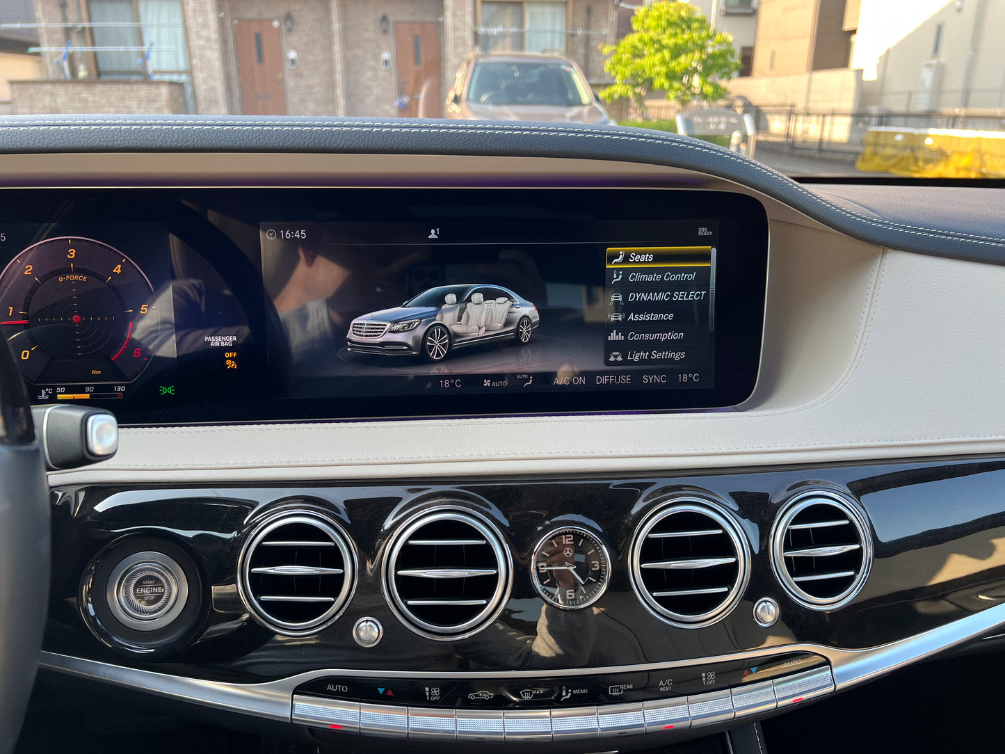 Mercedes Benz S400d | 4-Matic | W222 | Diesel | 61.149 km | 340 PS | Head-Up