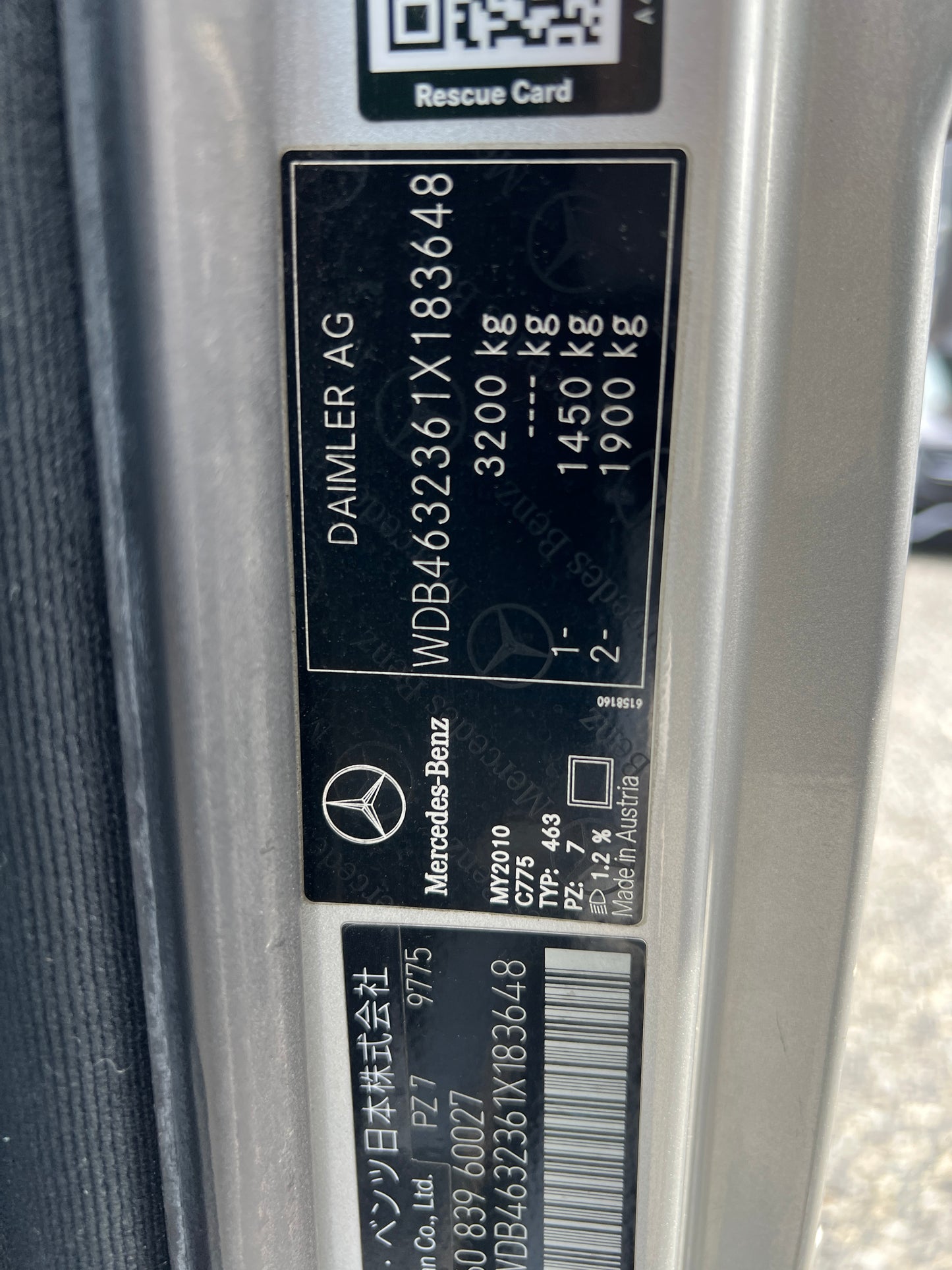Mercedes Benz G500 Long | W463 | 133.858 km | 387 PS | SUV