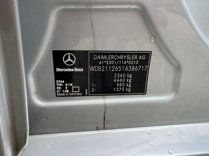 Mercedes Benz E320 | S211 | 62.962 km | 224 PS | Keyless Go