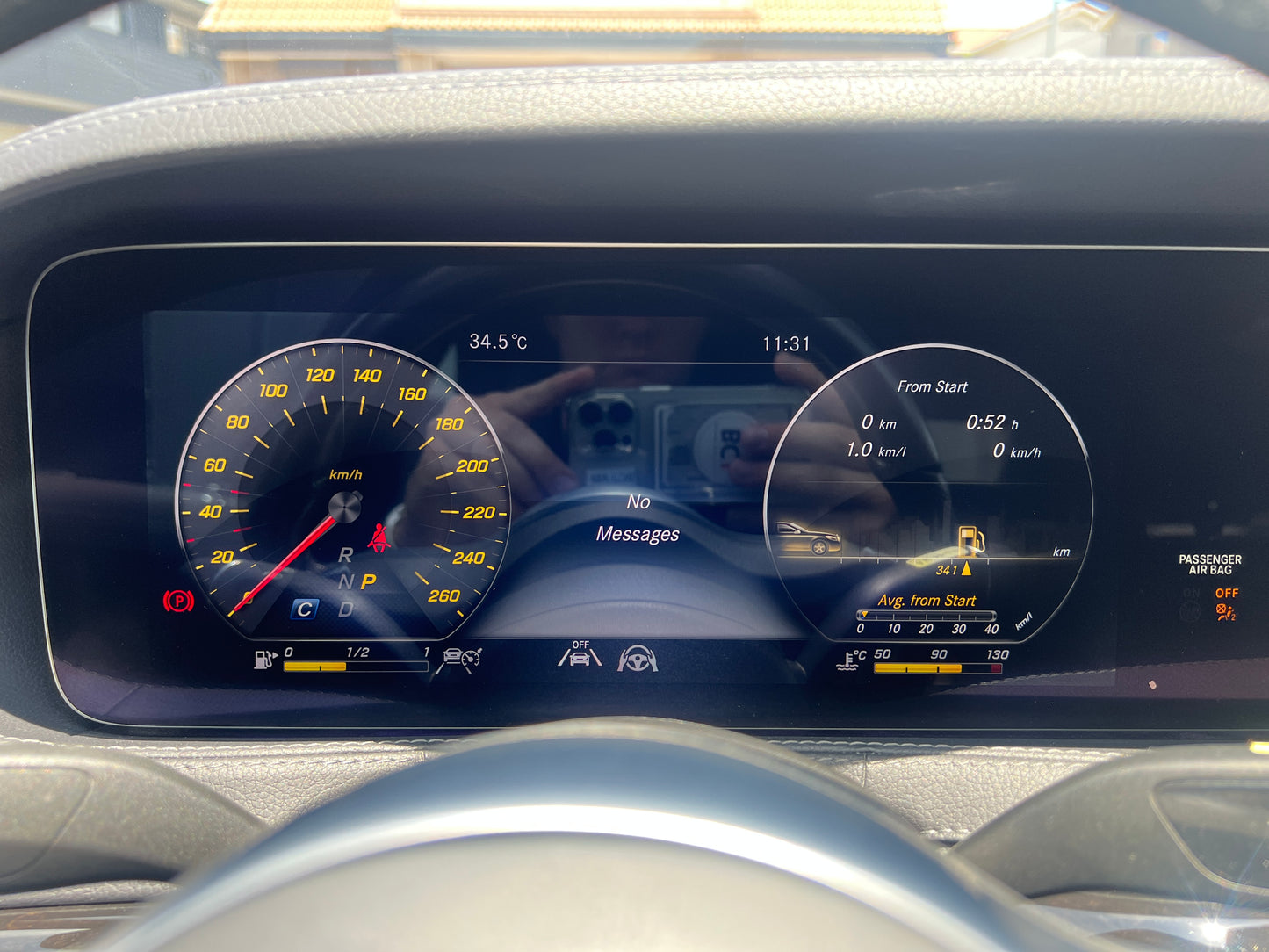 Mercedes Benz S400d AMG | 4-Matic | W222 | 73.298 km | 340 PS | Head-Up