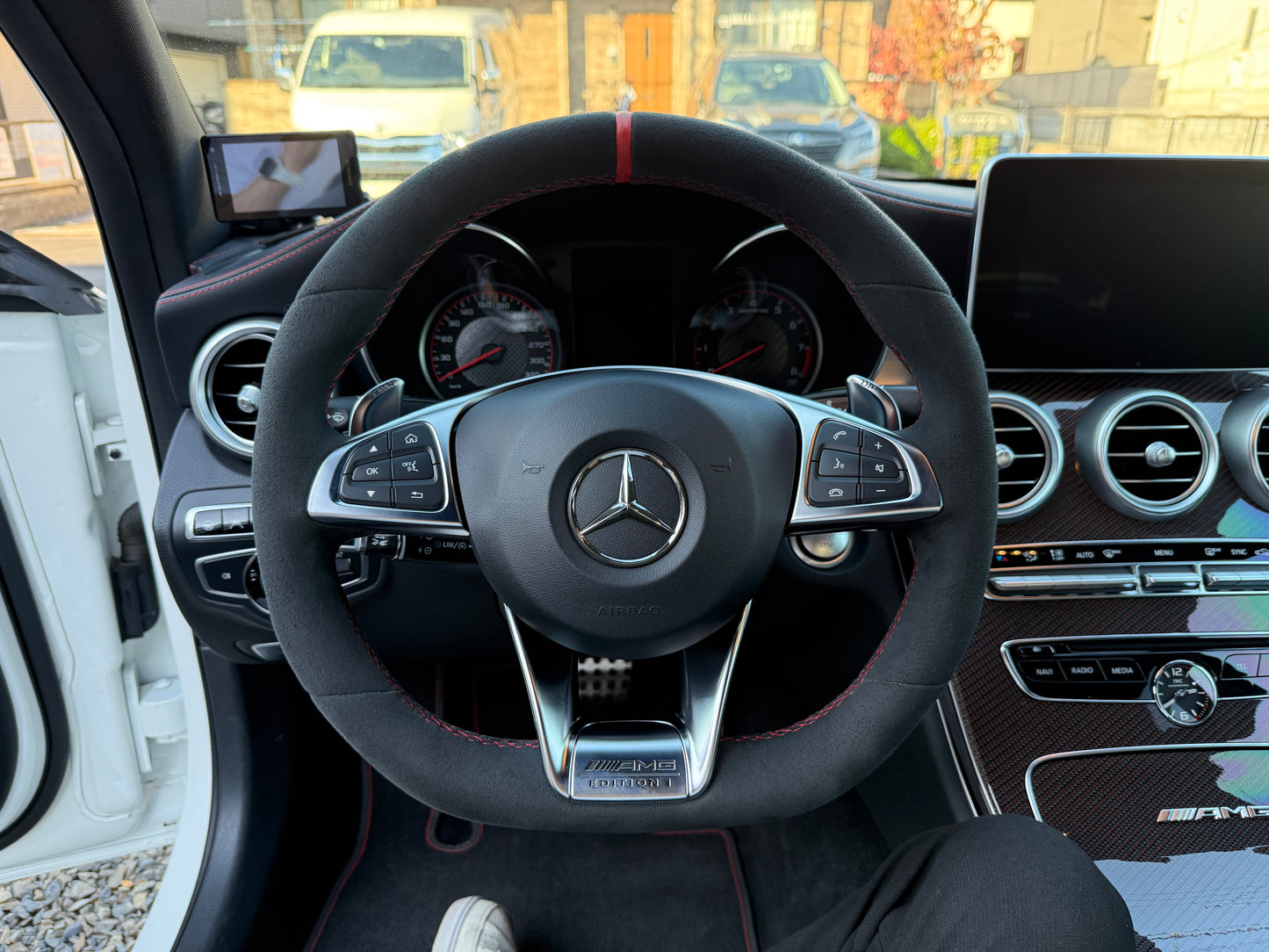 Mercedes Benz C63S AMG Edition 1 | 93.200 km | 510 PS | Sportabgas | Head-up